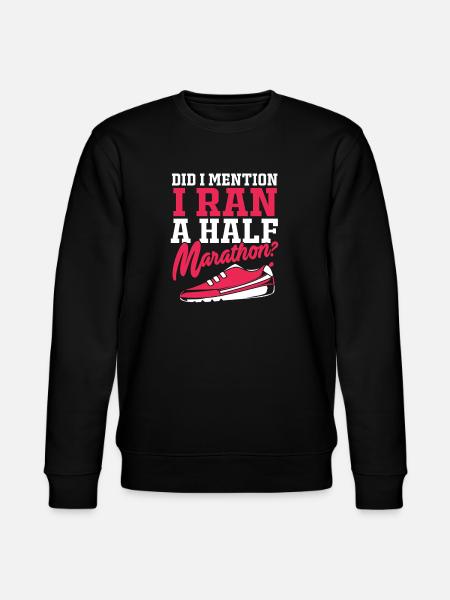 Marathon Runners Half Marathon Marathon - Stanley/Stella CHANGER Unisex Organic Sweatshirt - black
