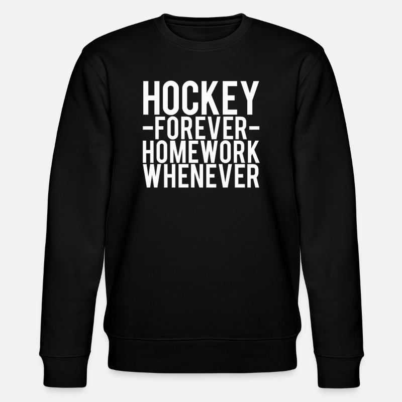 Hockey - Stanley/Stella Unisex Bio-Sweatshirt CHANGER  - Schwarz