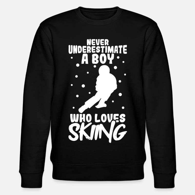 Garçon de ski - Sweat bio CHANGER Stanley/Stella Unisexe - noir