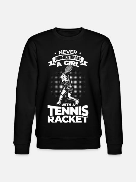 Tennis player - Stanley/Stella CHANGER Unisex Organic Sweatshirt - black