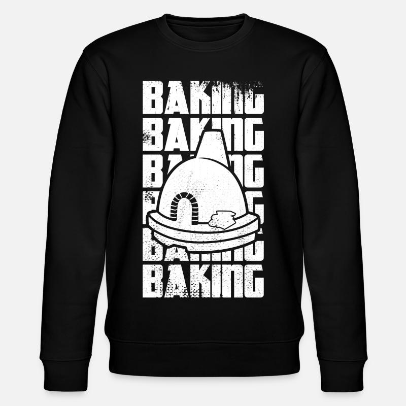 Lustiges Backen - Stanley/Stella Unisex Bio-Sweatshirt CHANGER  - Schwarz