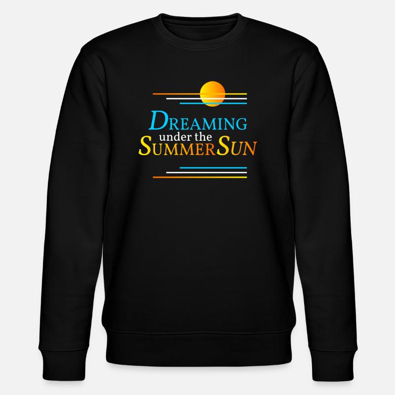 Summersun - Stanley/Stella Unisex Bio-Sweatshirt CHANGER  - Schwarz