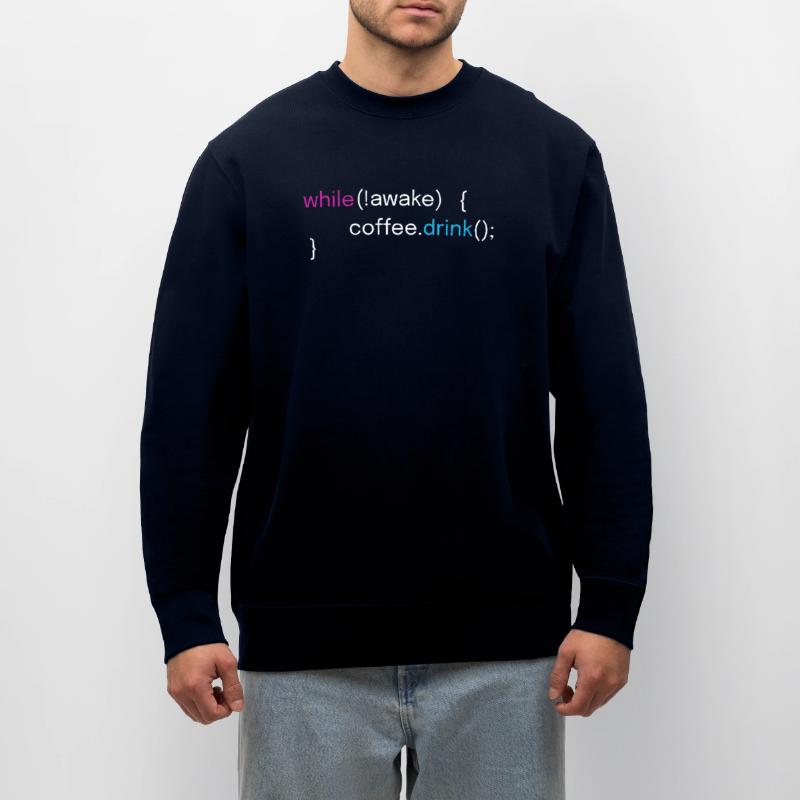 Café drôle et conception de programmeur de codage Sweat bio CHANGER Stanley/Stella Unisexe