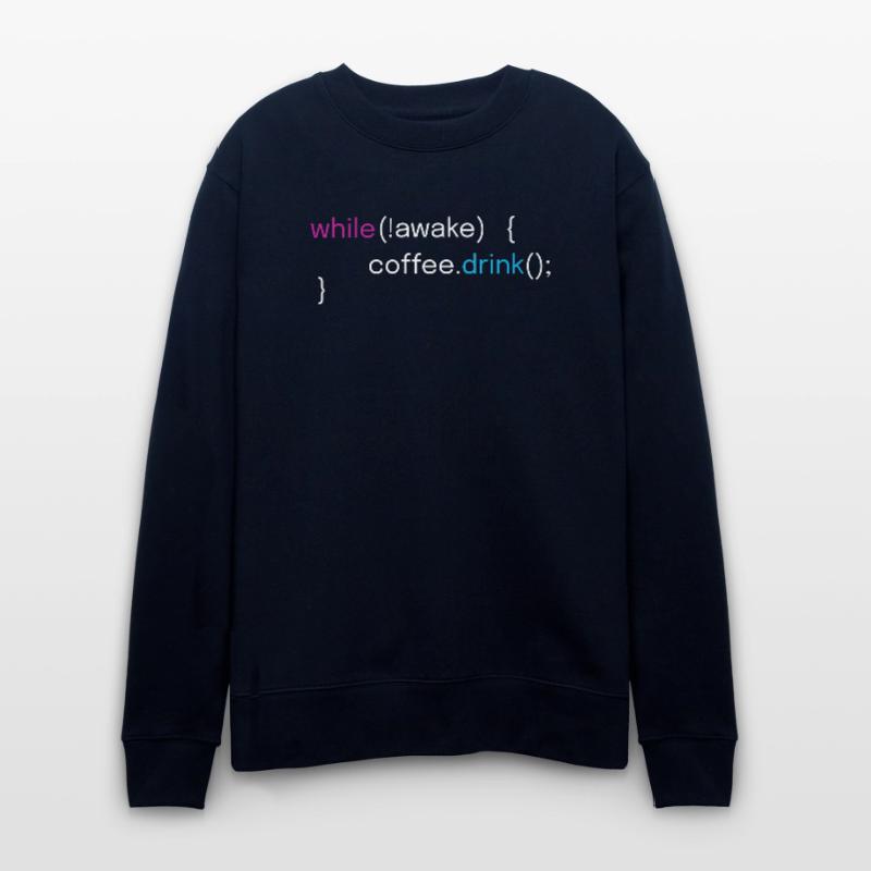 Café drôle et conception de programmeur de codage Sweat bio CHANGER Stanley/Stella Unisexe