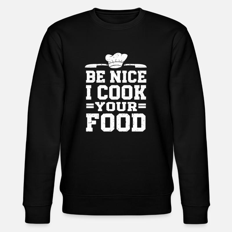 Chef Kitchen Cook - Stanley/Stella CHANGER Unisex Organic Sweatshirt - black
