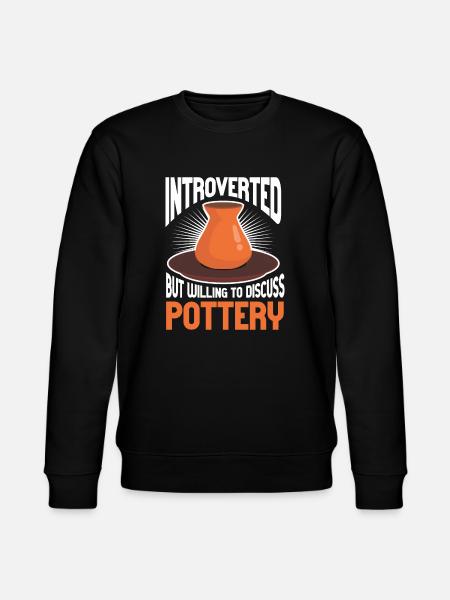 Ceramic Artist Clay Pottery - Stanley/Stella CHANGER Unisex Organic Sweatshirt - black