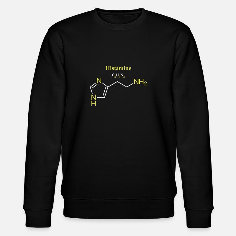 Histamine Molécule - Sweat bio CHANGER Stanley/Stella Unisexe - noir