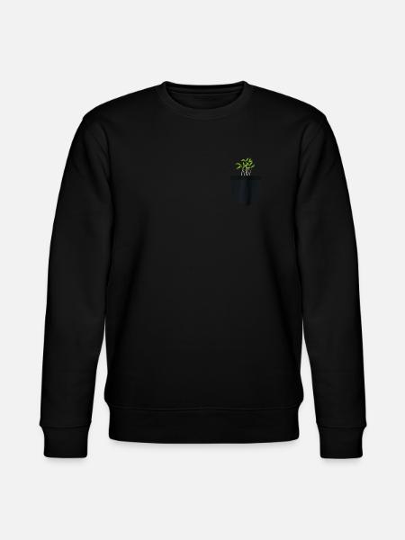 Urban Gardener Men Women Microgreens - Stanley/Stella CHANGER Unisex Organic Sweatshirt - black