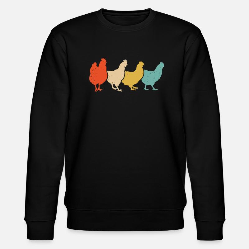 Poulets Fermier Fermier Poulet Coq - Sweat bio CHANGER Stanley/Stella Unisexe - noir