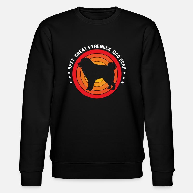 Pyrenäenhund - Stanley/Stella Unisex Bio-Sweatshirt CHANGER  - Schwarz