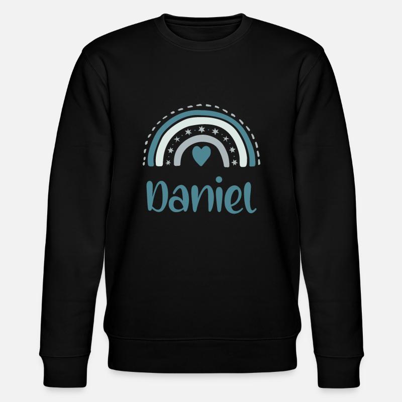 Daniel Nom Arc-en-ciel - Sweat bio CHANGER Stanley/Stella Unisexe - noir