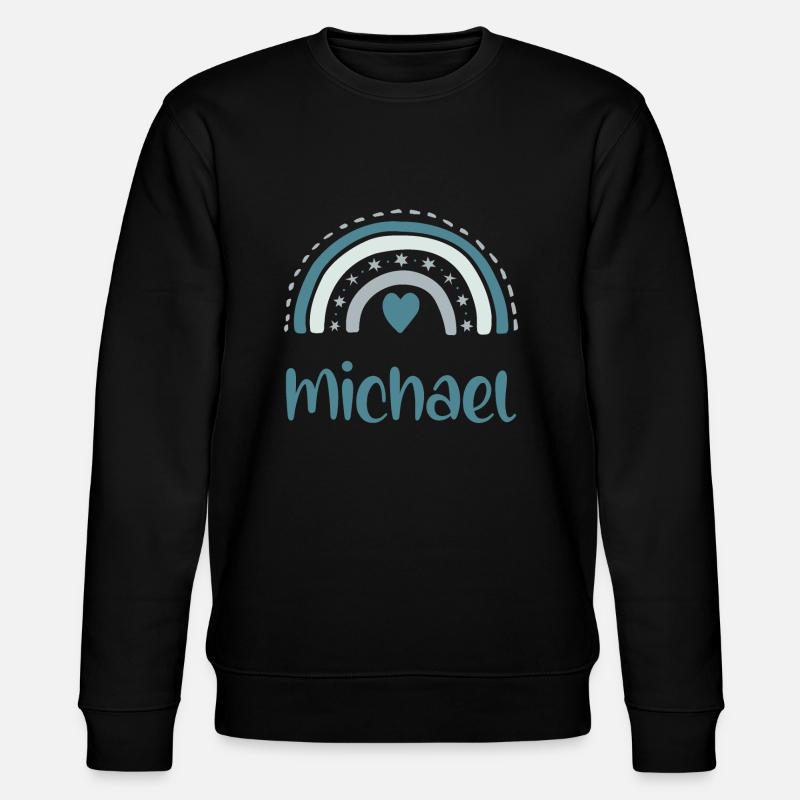 Michael Nom Arc-en-ciel - Sweat bio CHANGER Stanley/Stella Unisexe - noir