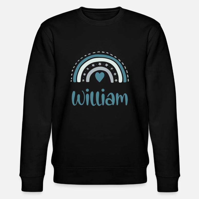 William Nom Arc-en-ciel - Sweat bio CHANGER Stanley/Stella Unisexe - noir