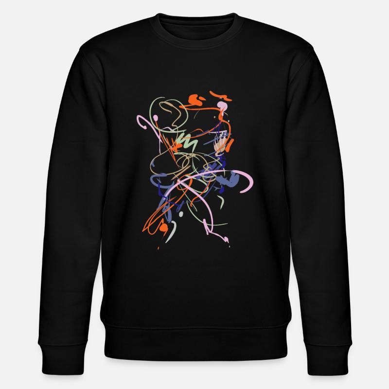 Kunst - Stanley/Stella Unisex Bio-Sweatshirt CHANGER  - Schwarz