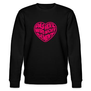 Lustige Sprüche Altenpflege Krankenpflege Geschenk - Stanley/Stella Unisex Bio-Sweatshirt CHANGER  - Schwarz - Vorne - Nik (191cm) & Marisol (170cm)