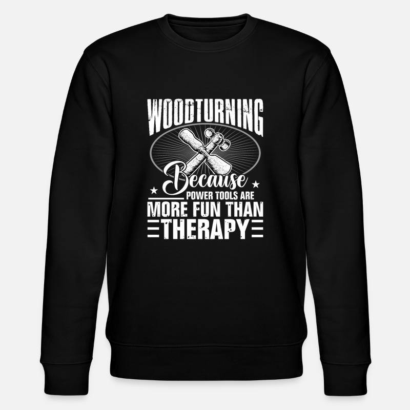 Charpentier de bois dit cadeau - Sweat bio CHANGER Stanley/Stella Unisexe - noir