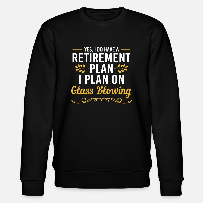 Glasbläser Glas - Stanley/Stella Unisex Bio-Sweatshirt CHANGER - Schwarz