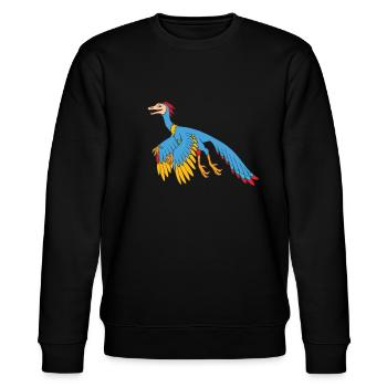 Archaeopteryx - Sweat bio CHANGER Stanley/Stella Unisexe - noir - Devant - Nik (191cm) & Marisol (170cm)