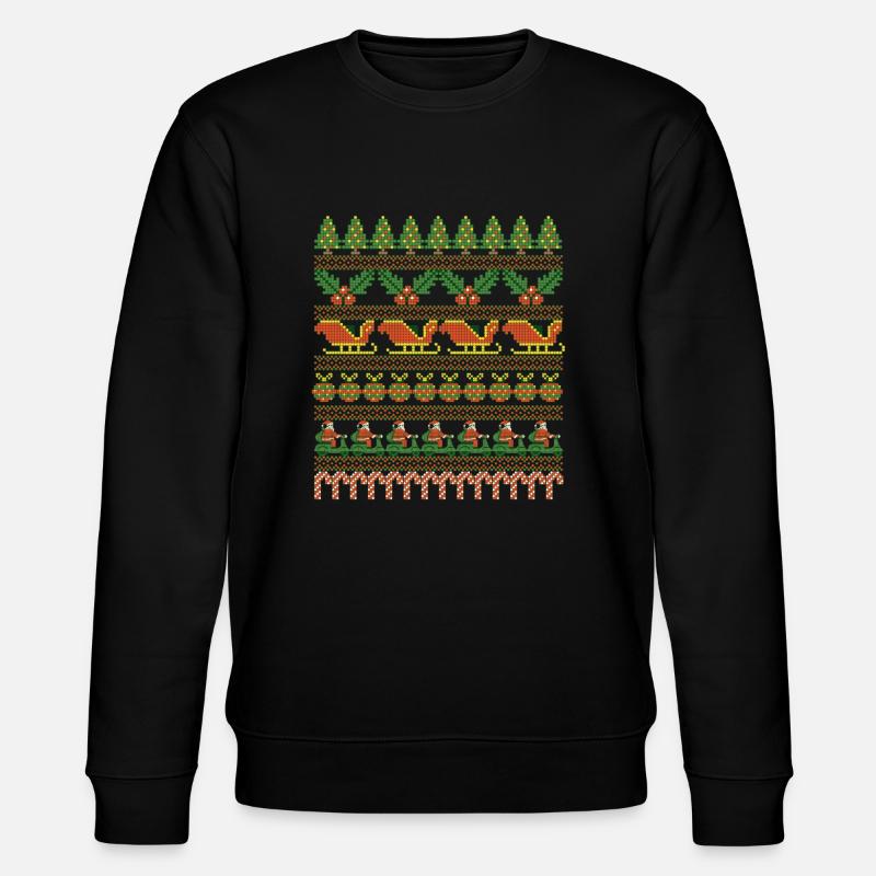 Ornement de Noël - Sweat bio CHANGER Stanley/Stella Unisexe - noir