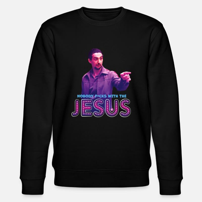 Den store Lebowski - Ingen f *cks med Jesus - Stanley/Stella økologisk unisex-sweatshirt CHANGER  - sort