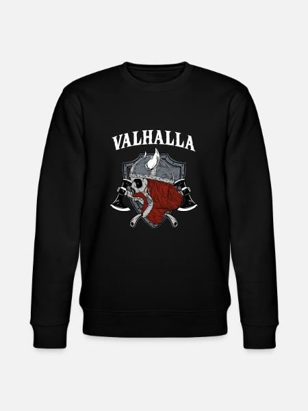 Valhalla I Viking Warrior - Stanley/Stella CHANGER Unisex Organic Sweatshirt - black