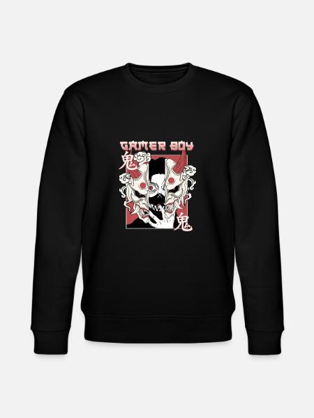 ANIME BOYS2 GAMERBOY - Stanley/Stella CHANGER Unisex Organic Sweatshirt - black