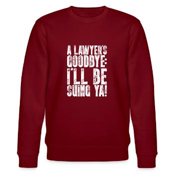 front 45091608543952130 - Stanley/Stella Unisex Bio-Sweatshirt CHANGER  - Burgunderrot - Vorne - Nik (191cm) & Marisol (170cm)