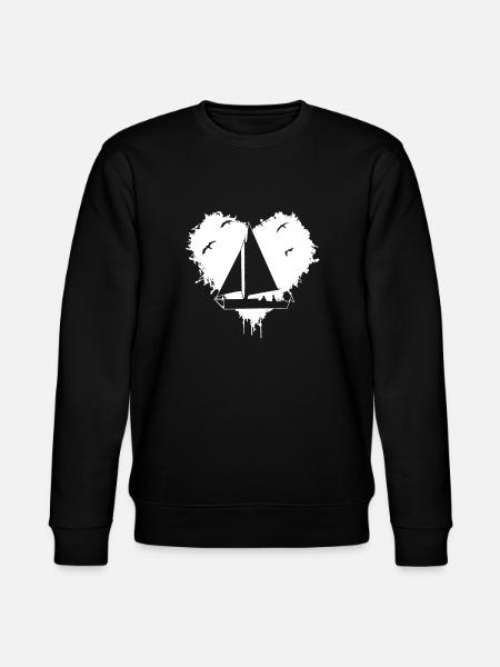 Segeln Sailing - Stanley/Stella Unisex Bio-Sweatshirt CHANGER - Schwarz