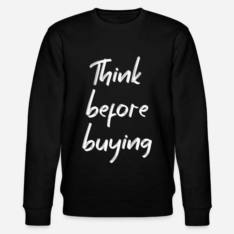 Minimalismus - Stanley/Stella Unisex Bio-Sweatshirt CHANGER  - Schwarz