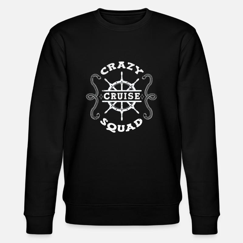 Croisière Amis Bateau de croisière - Sweat bio CHANGER Stanley/Stella Unisexe - noir