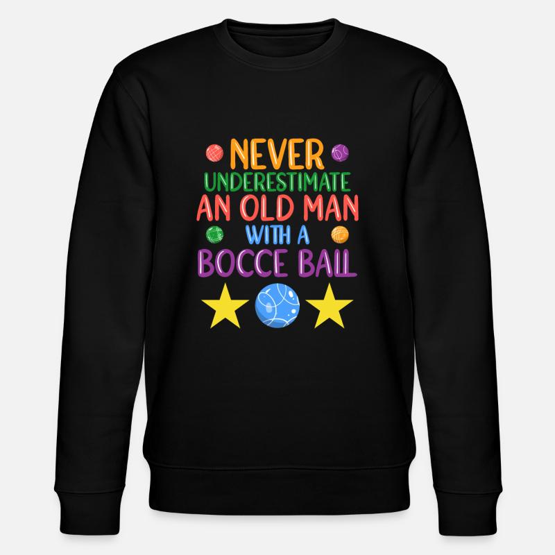 Pétanque boccia boule - Sweat bio CHANGER Stanley/Stella Unisexe - noir
