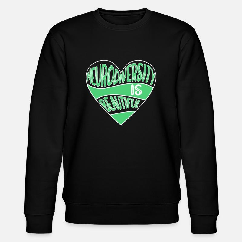 Neurodiversité Autimsus TDAH dyslexie - Sweat bio CHANGER Stanley/Stella Unisexe - noir