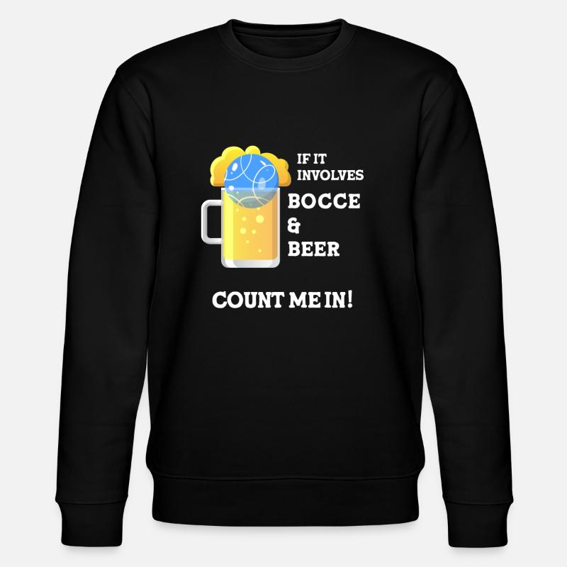 Pétanque boccia boule - Sweat bio CHANGER Stanley/Stella Unisexe - noir