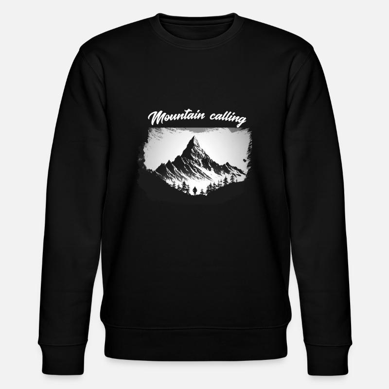 Mountain calling 10 - Sweat bio CHANGER Stanley/Stella Unisexe - noir
