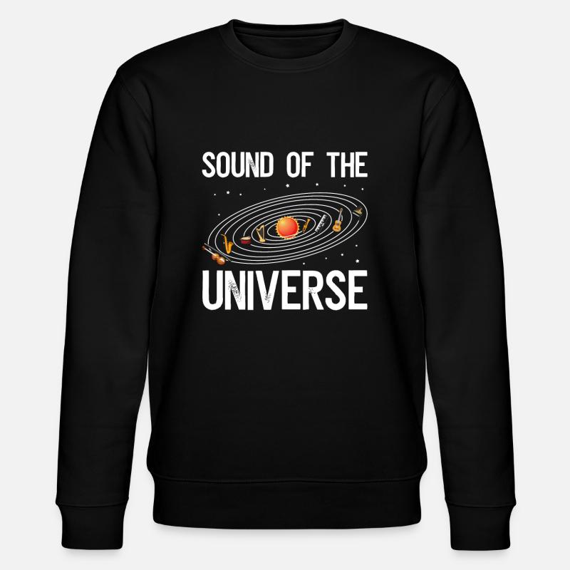 Sound des Universums - Stanley/Stella Unisex Bio-Sweatshirt CHANGER - Schwarz