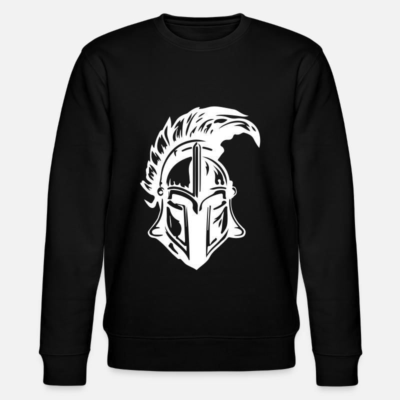 Casque Spartiate Symbole Sparte - Sweat bio CHANGER Stanley/Stella Unisexe - noir