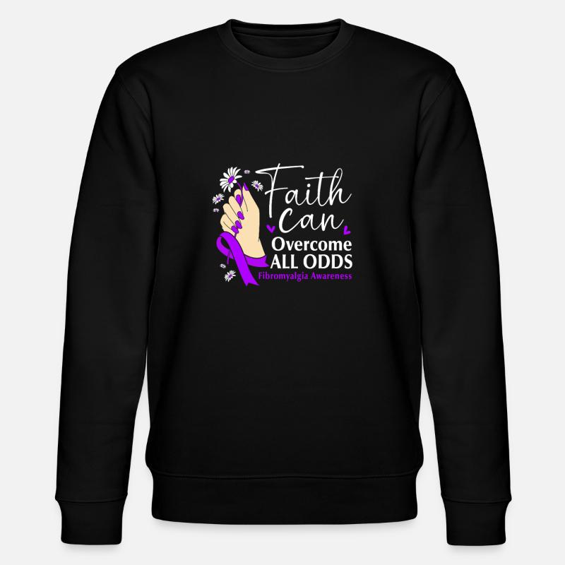 Fibro Fibromyalgie - Stanley/Stella Unisex Bio-Sweatshirt CHANGER  - Schwarz