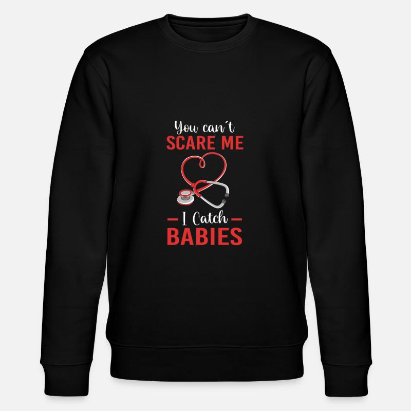 Infirmière hospitalière de grossesse - Sweat bio CHANGER Stanley/Stella Unisexe - noir