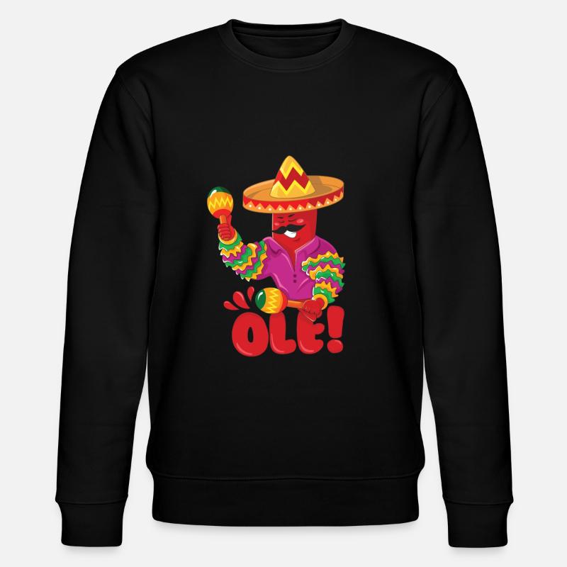 RED PEPPER - Stanley/Stella Unisex Bio-Sweatshirt CHANGER  - Schwarz