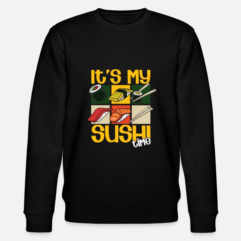 SUSHI - Stanley/Stella Unisex Bio-Sweatshirt CHANGER  - Schwarz