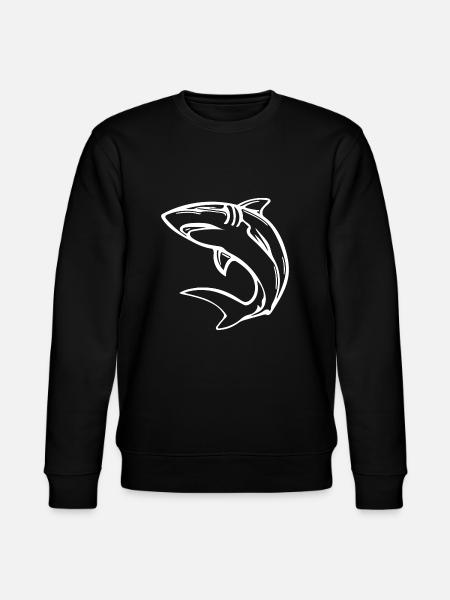 Elegant deep-sea shark - Stanley/Stella CHANGER Unisex Organic Sweatshirt - black