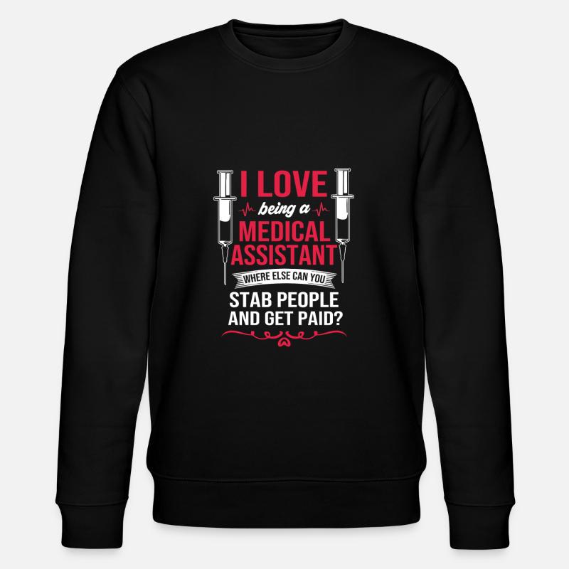 Medical Assistant MFA - Stanley/Stella CHANGER Unisex Organic Sweatshirt - black