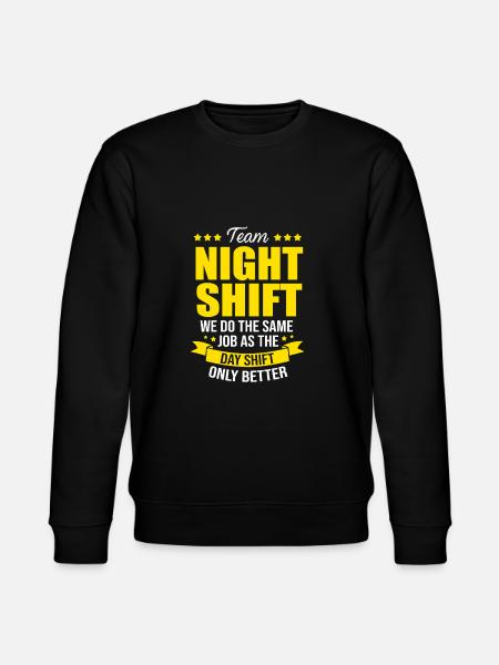 Natvagt sygeplejerske Hospital Sygepleje - Stanley/Stella økologisk unisex-sweatshirt CHANGER  - sort