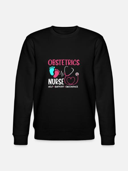 Obgyny Obstetrics Midwife - Stanley/Stella CHANGER Unisex Organic Sweatshirt - black