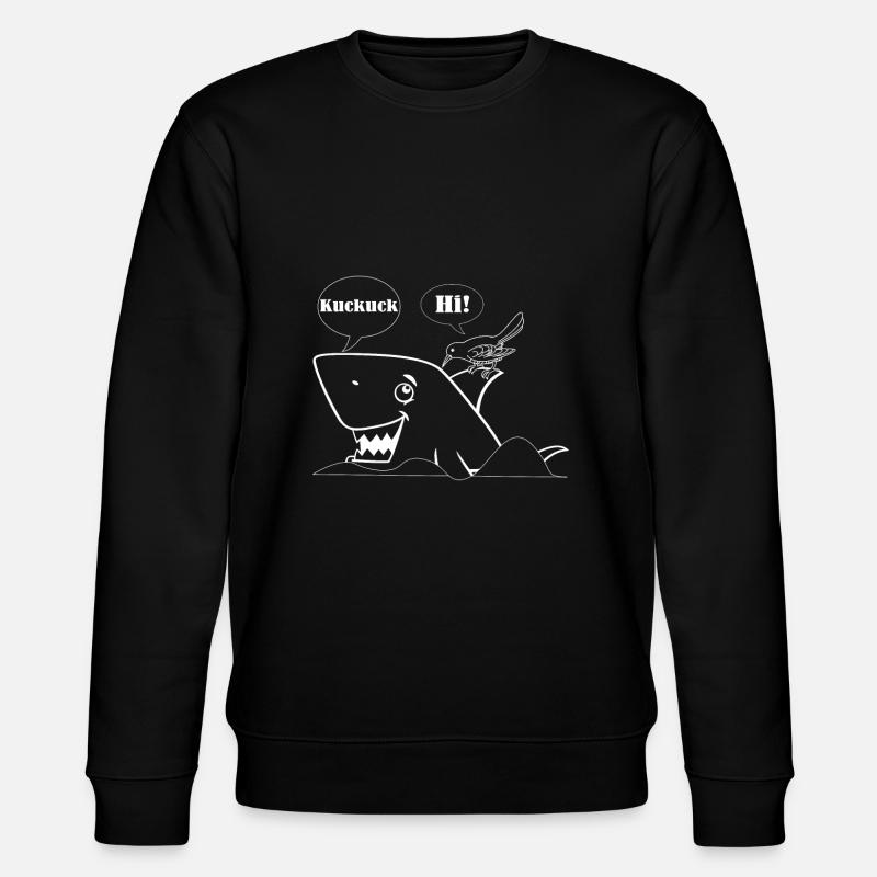 Coucou - requin - Sweat bio CHANGER Stanley/Stella Unisexe - noir