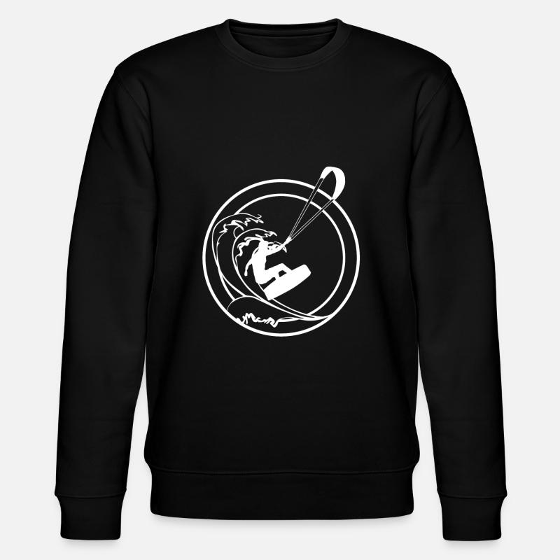 Kite surfers - Sweat bio CHANGER Stanley/Stella Unisexe - noir