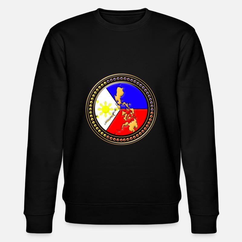 Carte du drapeau des Philippines - Sweat bio CHANGER Stanley/Stella Unisexe - noir