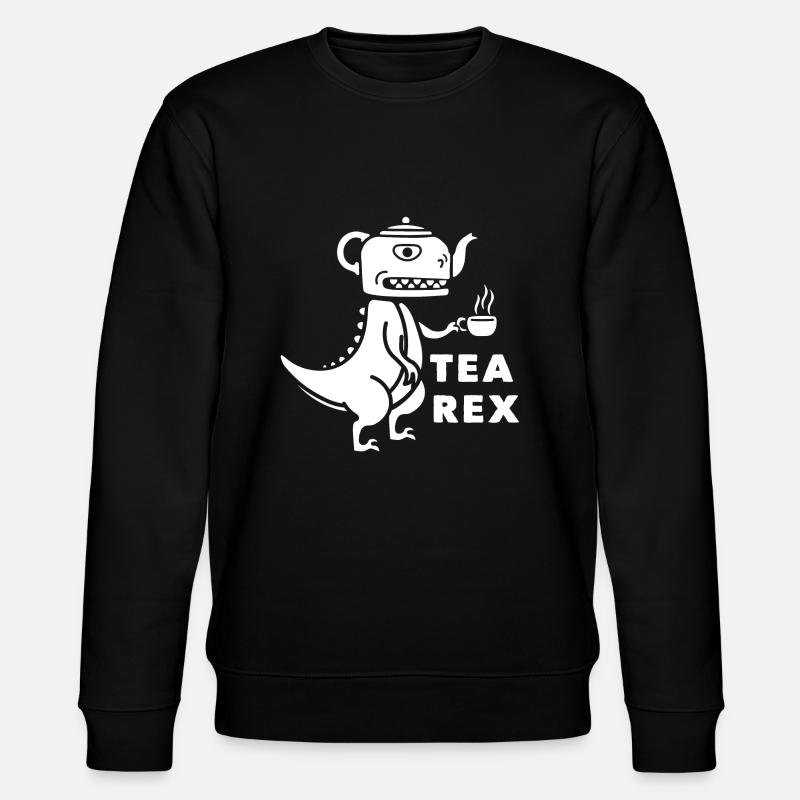 Tea Rex - Stanley/Stella CHANGER Unisex Organic Sweatshirt - black