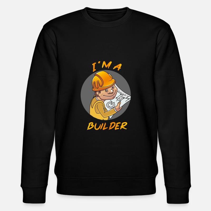 Builder - Stanley/Stella Unisex Bio-Sweatshirt CHANGER  - Schwarz