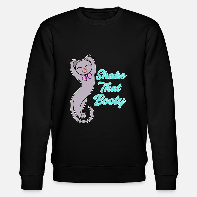 Secouez ce butin - chat, diva - Sweat bio CHANGER Stanley/Stella Unisexe - noir